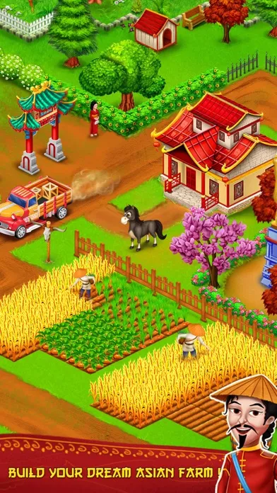 Ảnh chụp màn hình của Asian Town Farmer-Offline Farm