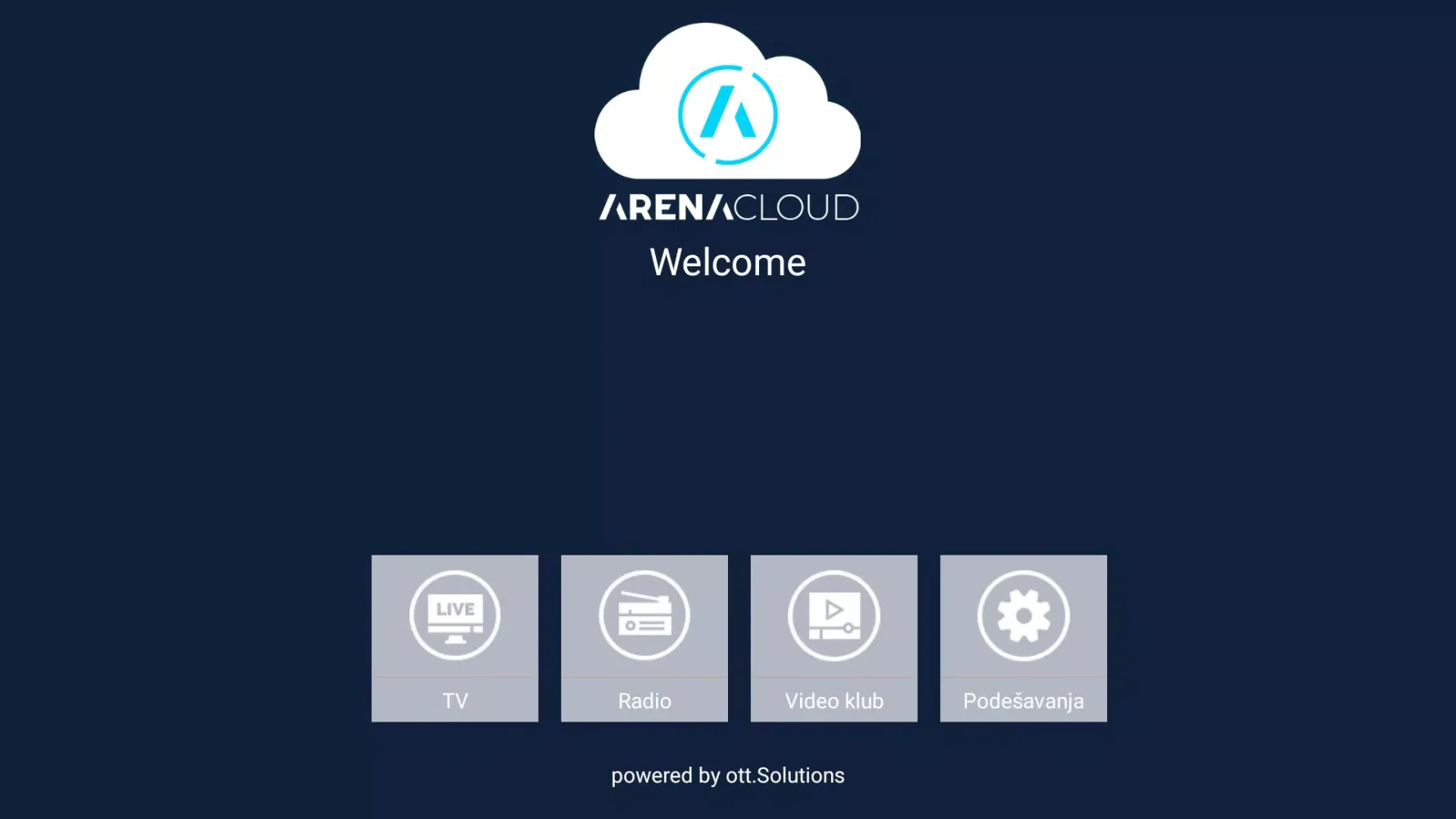 ภาพหน้าจอของ Arena CLOUD TV