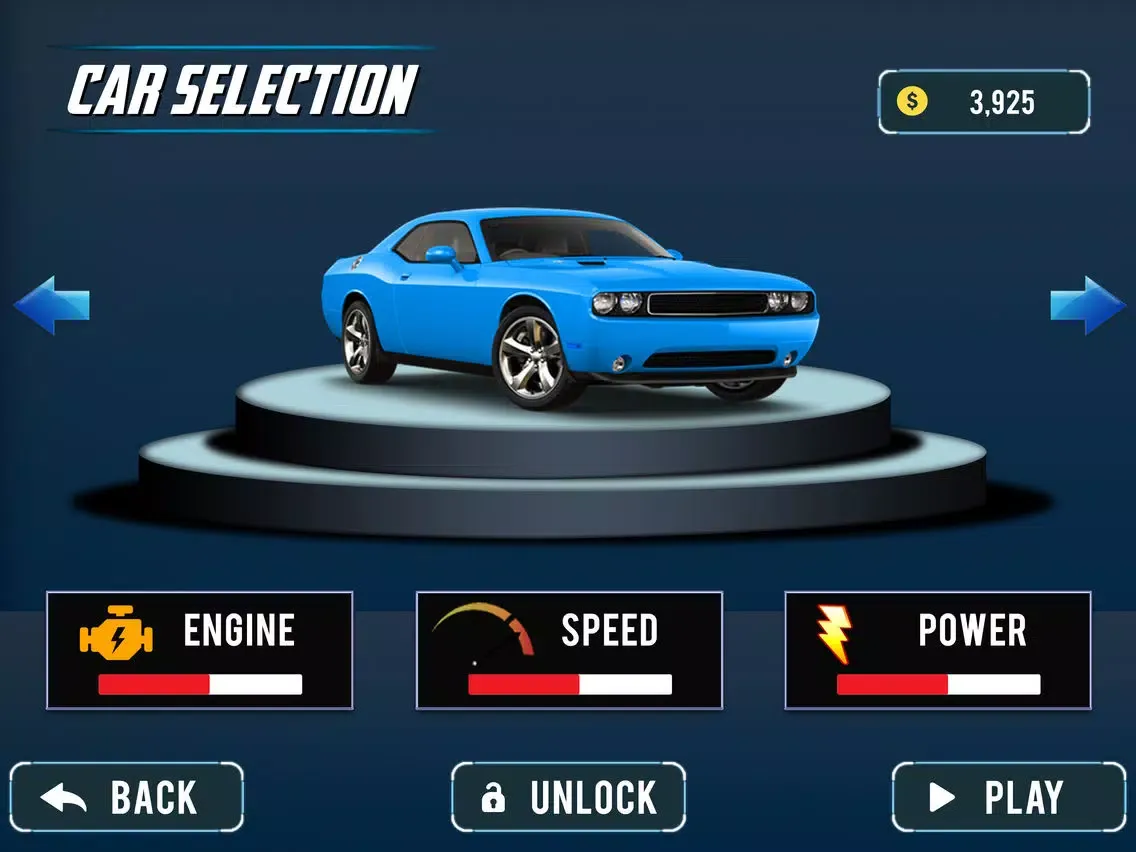 Modern Muscle Car Driving iPad  स्क्रीनशॉट
