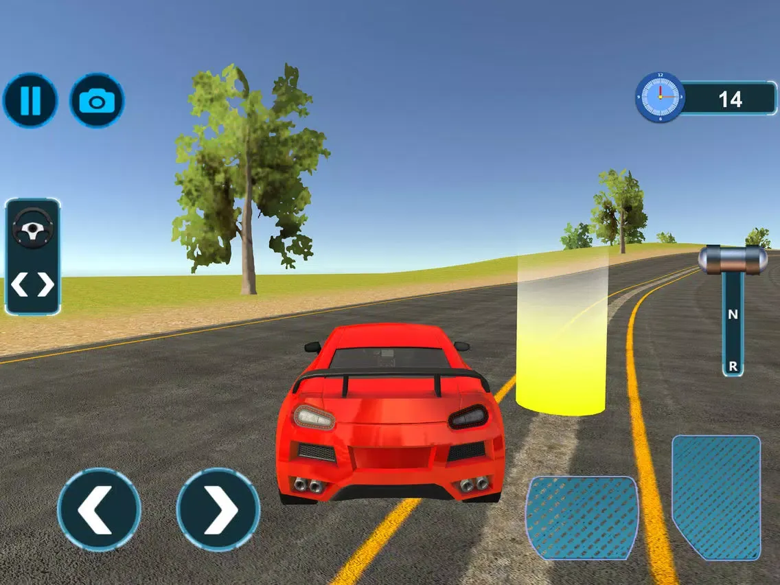 Modern Muscle Car Driving iPad  स्क्रीनशॉट