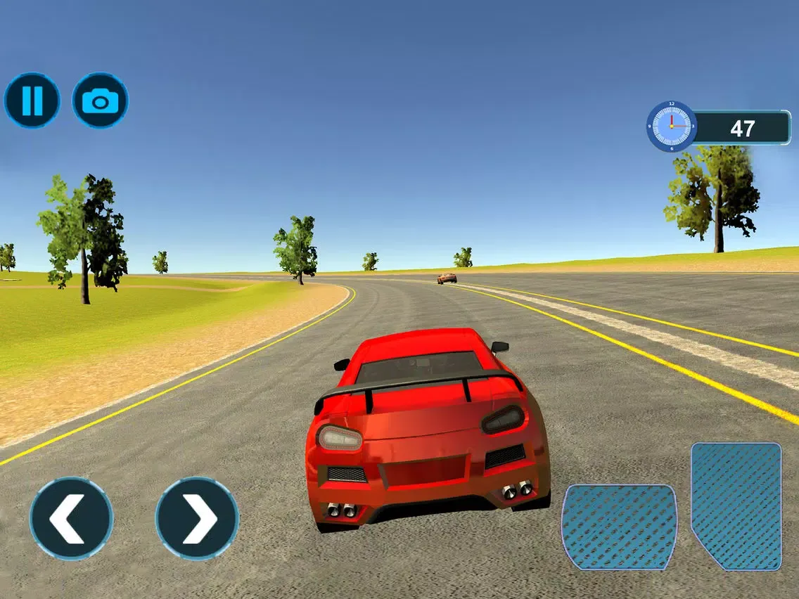 Modern Muscle Car Driving iPad  स्क्रीनशॉट