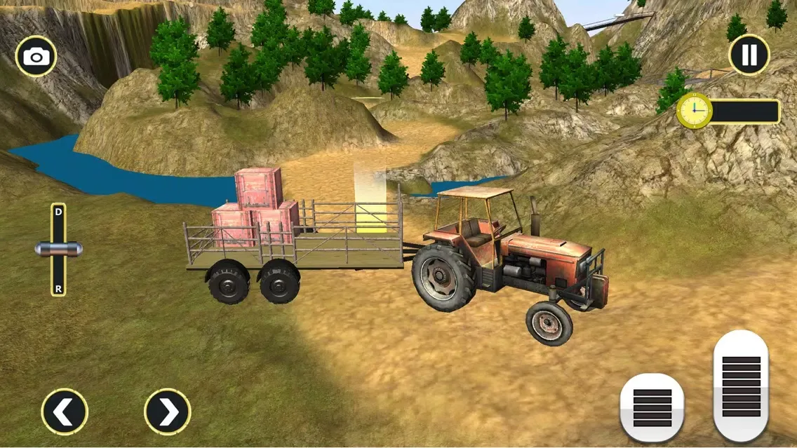 Ảnh chụp màn hình của Farm Tractor Driving Transport