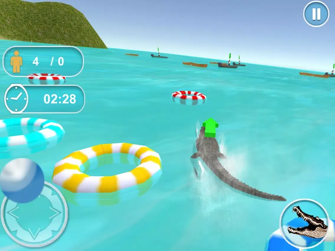Real Hungary Wild Crocodile Attack 2017 iPad  স্ক্রিনশট