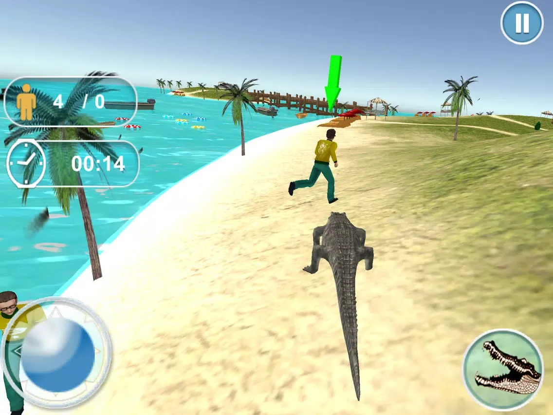 Real Hungary Wild Crocodile Attack 2017 iPad  স্ক্রিনশট