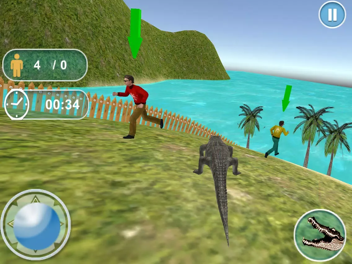 Real Hungary Wild Crocodile Attack 2017 iPad  স্ক্রিনশট