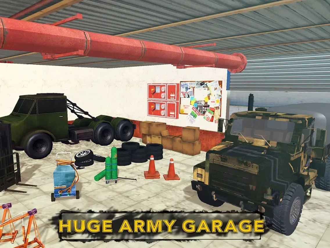 ภาพหน้าจอของ US Military Truck Mechanic Sim iPad 