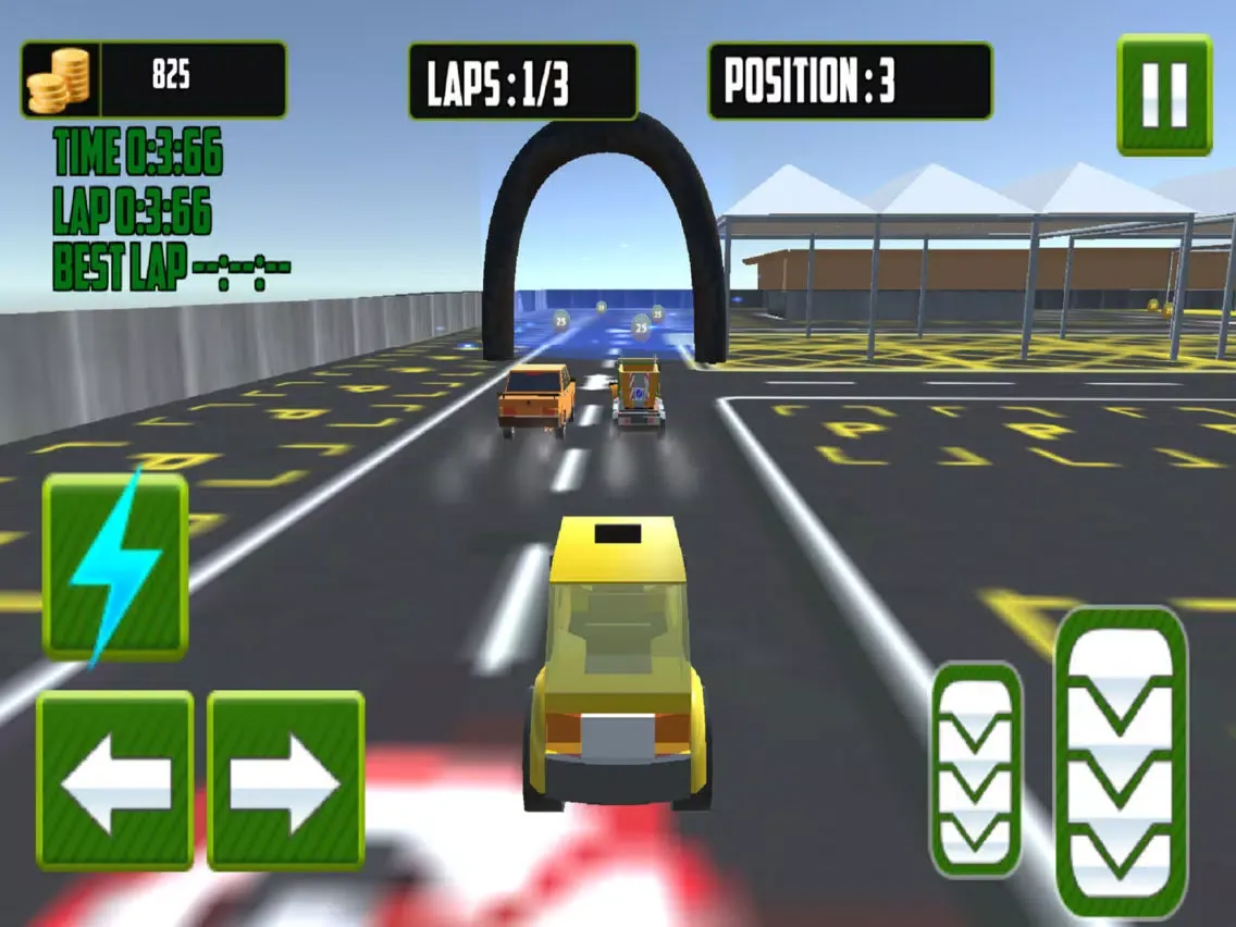 shopping mall toy car racing iPad 应用截图