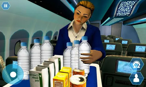 Airhostess Flight Pilot 3D Sim स्क्रीनशॉट
