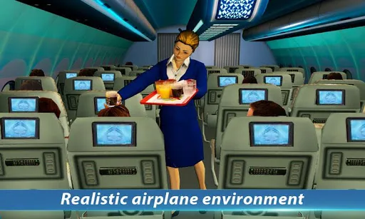Airhostess Flight Pilot 3D Sim स्क्रीनशॉट