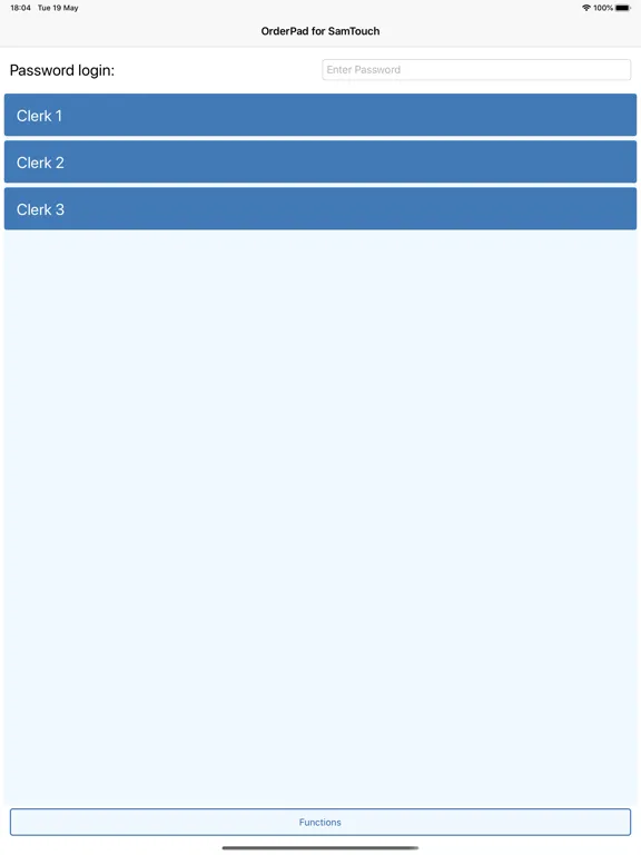 OrderPad for Samtouch iPad 应用截图