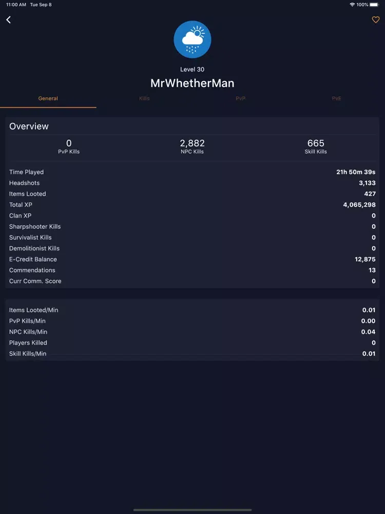 GStat: Video Game Statistics iPad  سکرین شاٹس