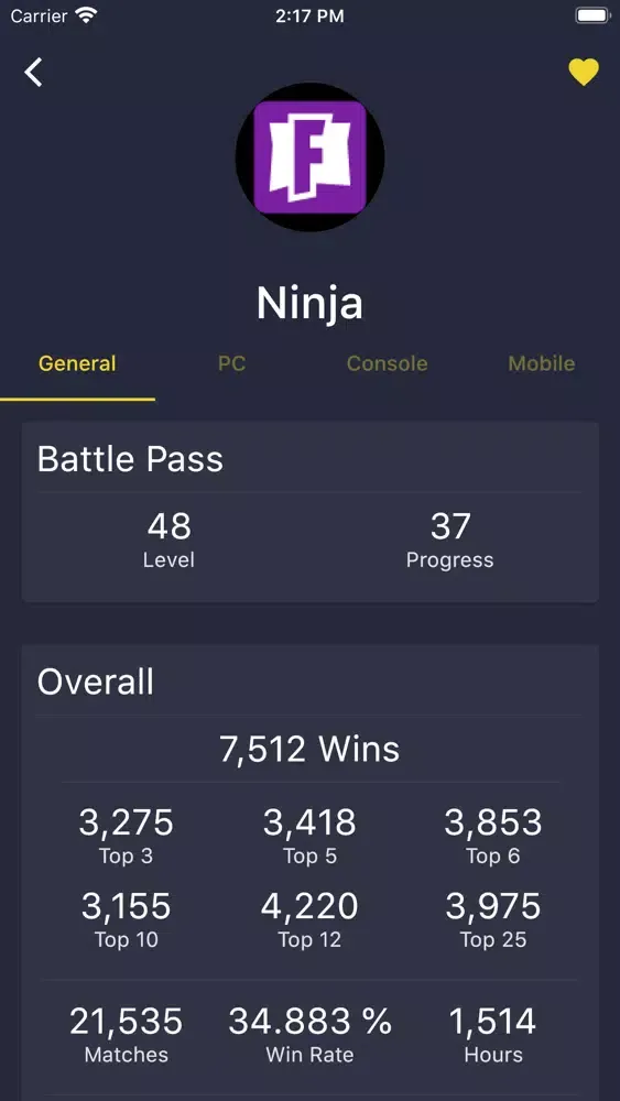 GStat: Video Game Statistics سکرین شاٹس