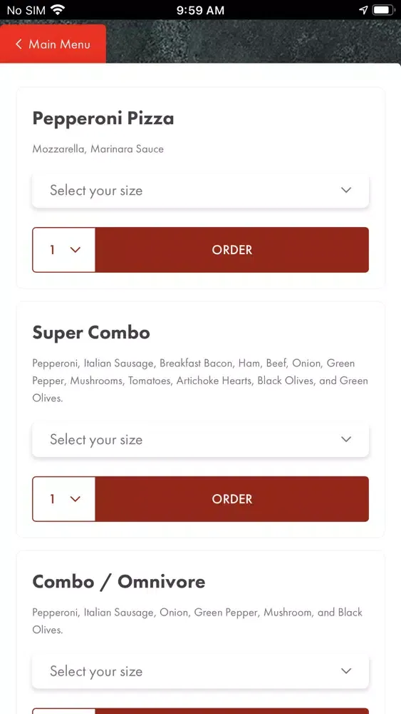 Ảnh chụp màn hình của Big Daddy's Pizza - Wadsworth