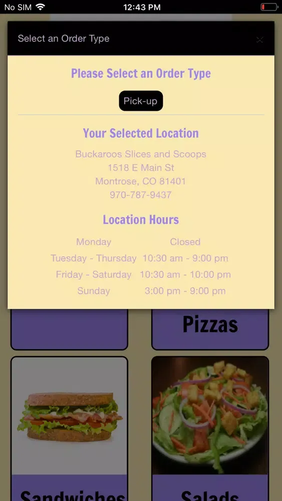 Buckaroos Slices and Scoops স্ক্রিনশট