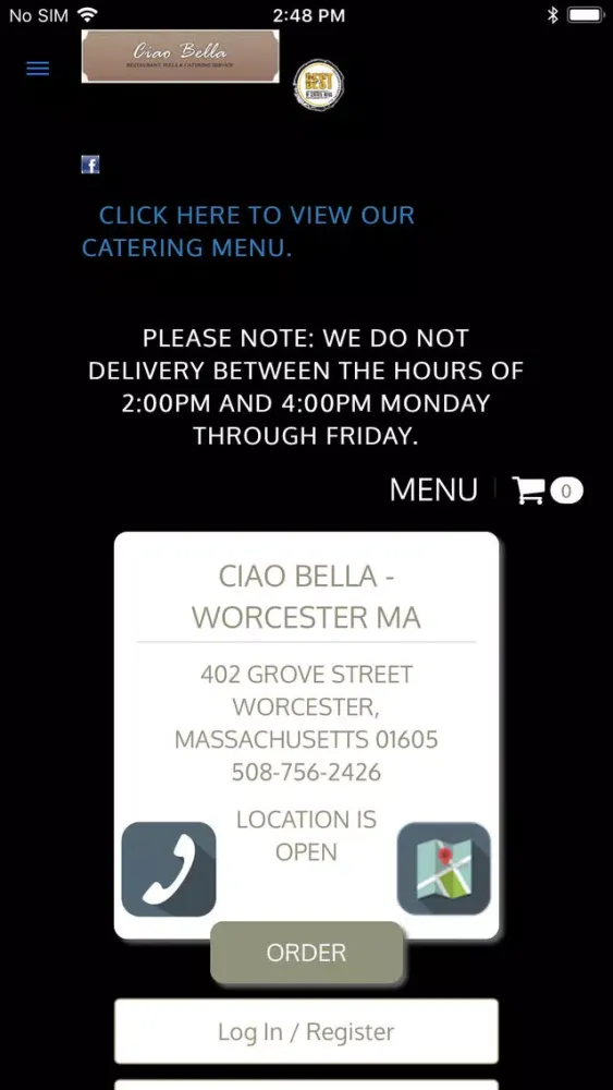 Ciao Bella Worcester Screenshots