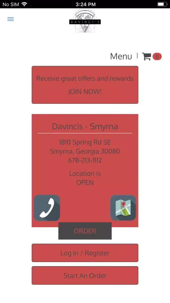 DaVinci's Pizza Online應用截圖