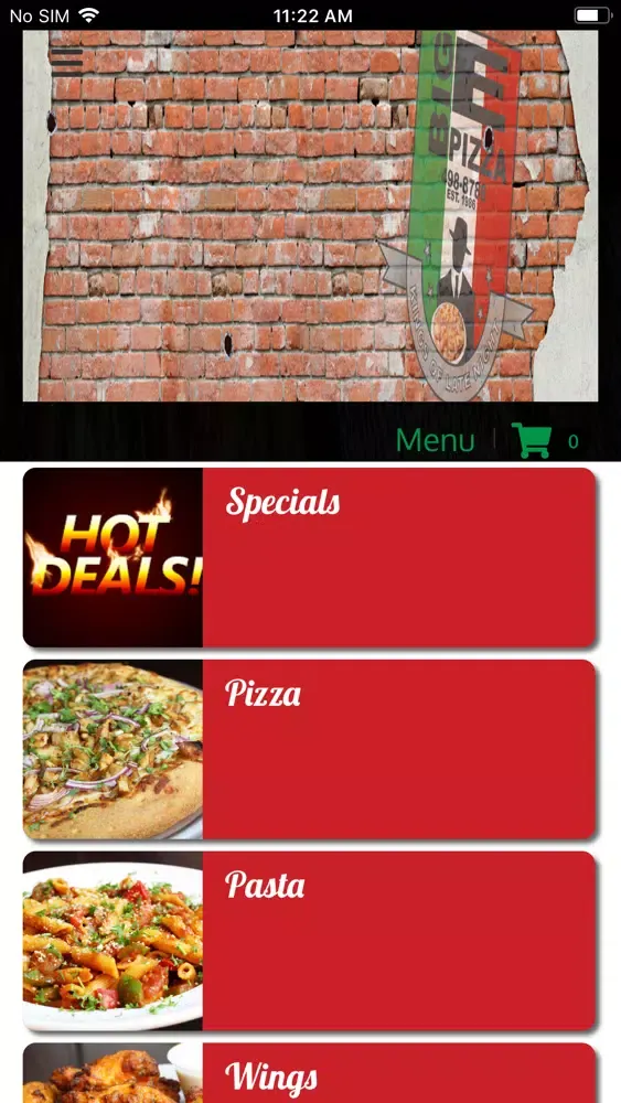 Capturas de tela do Joanne's Gourmet Pizza