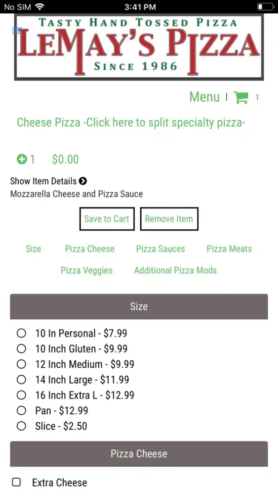 Lemay's Pizza and Subs স্ক্রিনশট