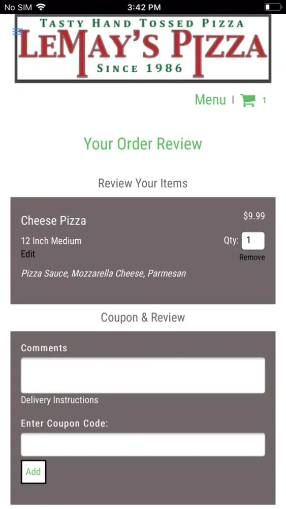 Lemay's Pizza and Subs স্ক্রিনশট