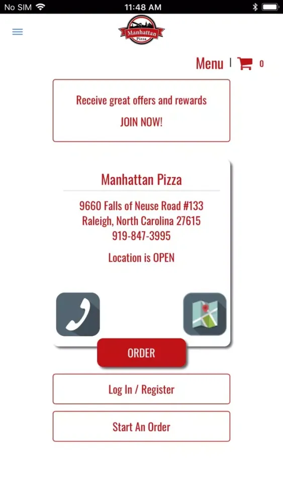 Zrzuty ekranu Manhattan Pizza - Order Online