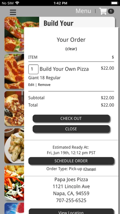 Papa Joes Pizza Ekran Görüntüleri