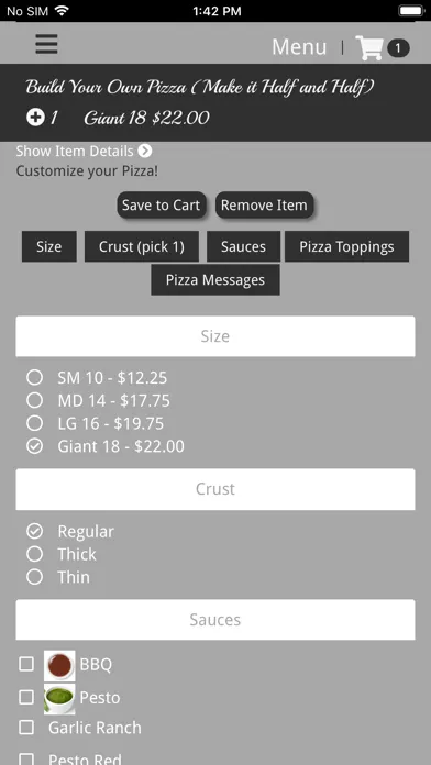Papa Joes Pizza Ekran Görüntüleri