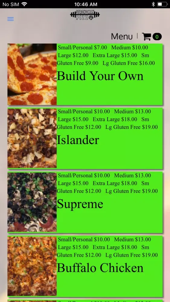 Strongman Pizza - Redlands Screenshots