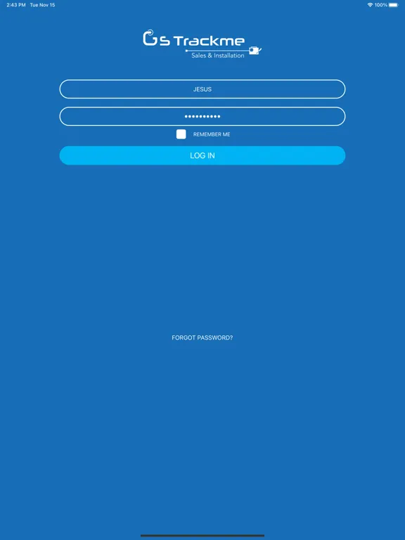 GSTrackMe Services iPad  স্ক্রিনশট