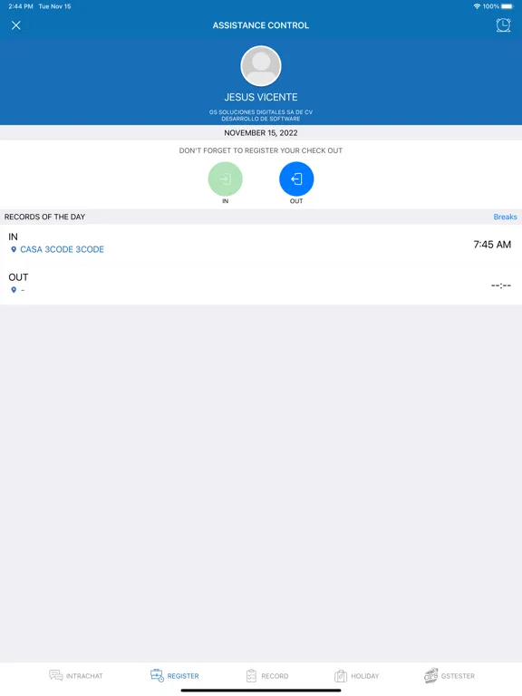 GSTrackMe Services iPad  স্ক্রিনশট