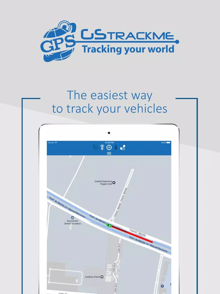 GSTrackMe - Real time tracking iPad  Screenshots