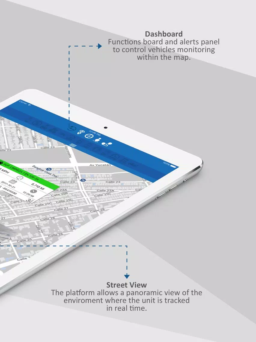 GSTrackMe - Real time tracking iPad  Screenshots