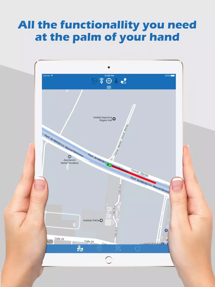 GSTrackMe - Real time tracking iPad  Screenshots