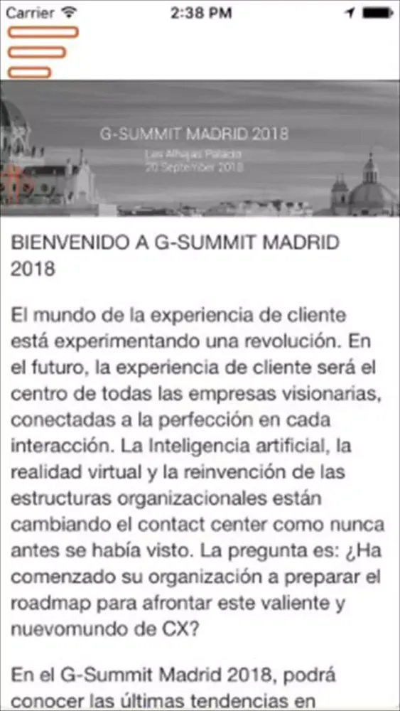 G-Summit Madrid 2018 Screenshots