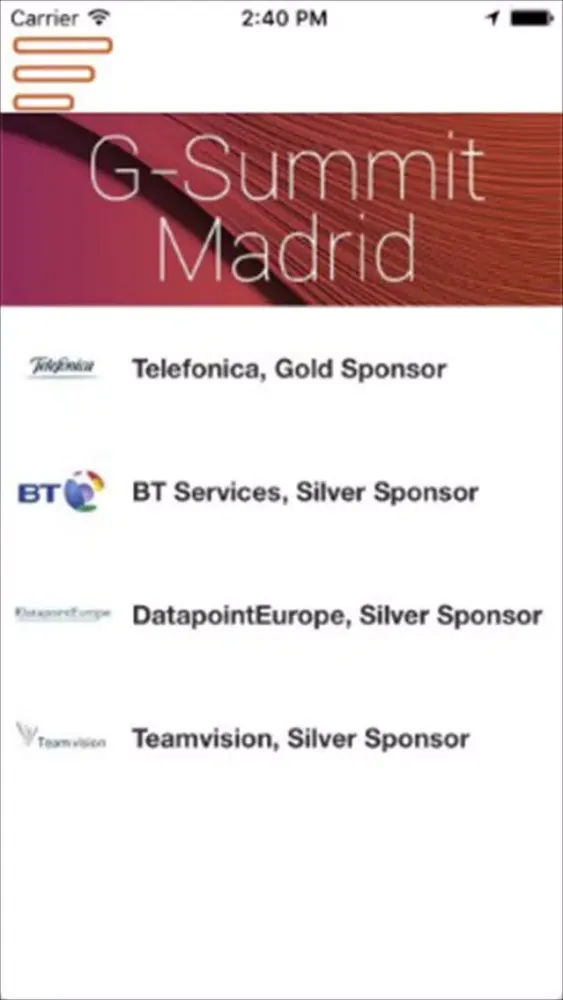 G-Summit Madrid 2018 Screenshots