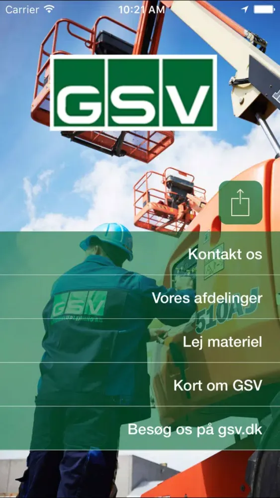 GSV Materieludlejning Ekran Görüntüleri