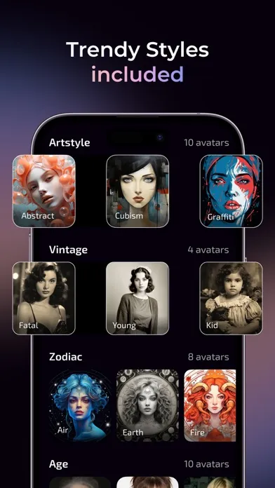 AI Avatar - Art Generator سکرین شاٹس