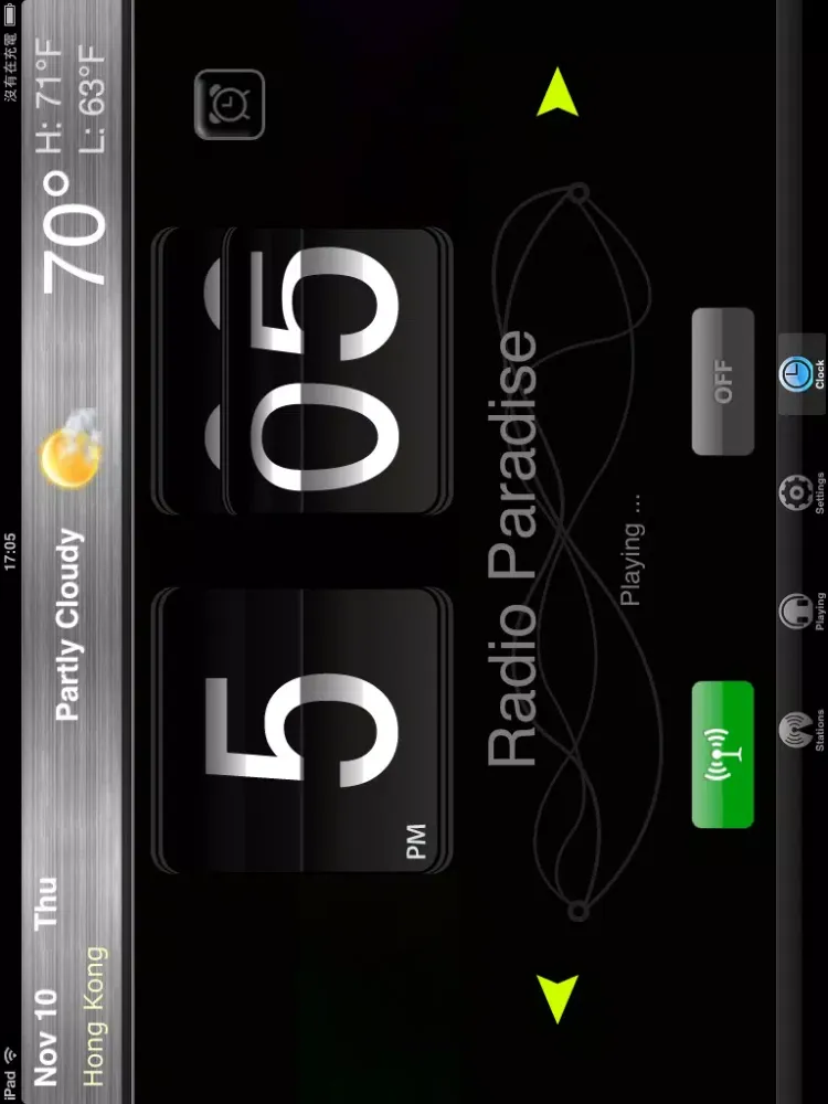 Capturas de tela do Alarm Clock + Radio HD iPad 