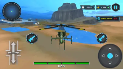 ภาพหน้าจอของ Army Helicopter Gunship Games