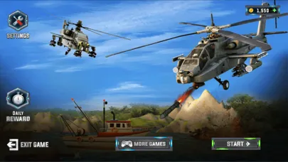 ภาพหน้าจอของ Army Helicopter Gunship Games