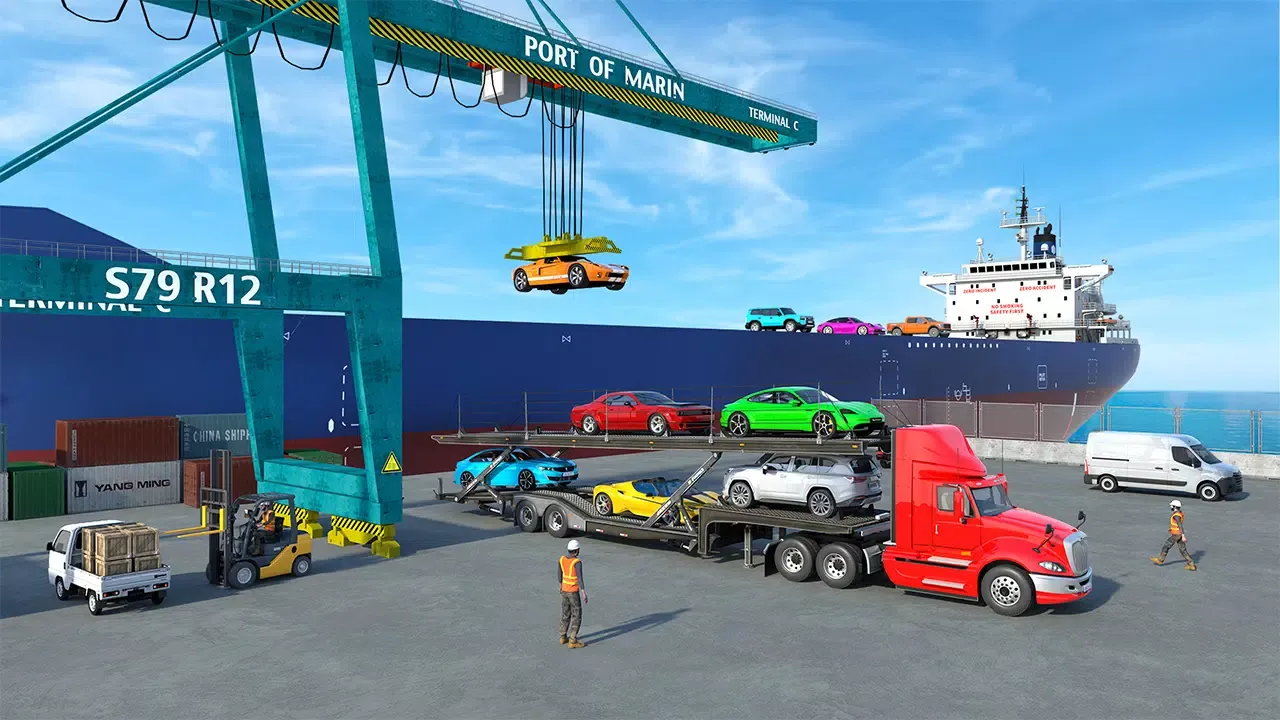 Cars Transporter Truck Games應用截圖