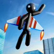 Flying Stickman Gangster City