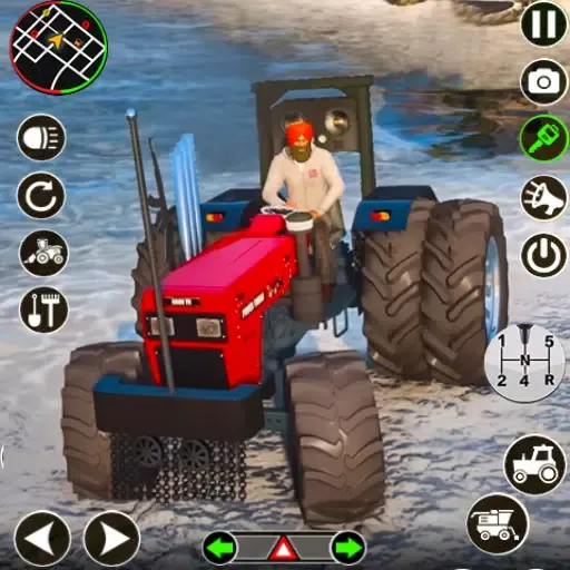 Indian Farming Tractor Games应用截图