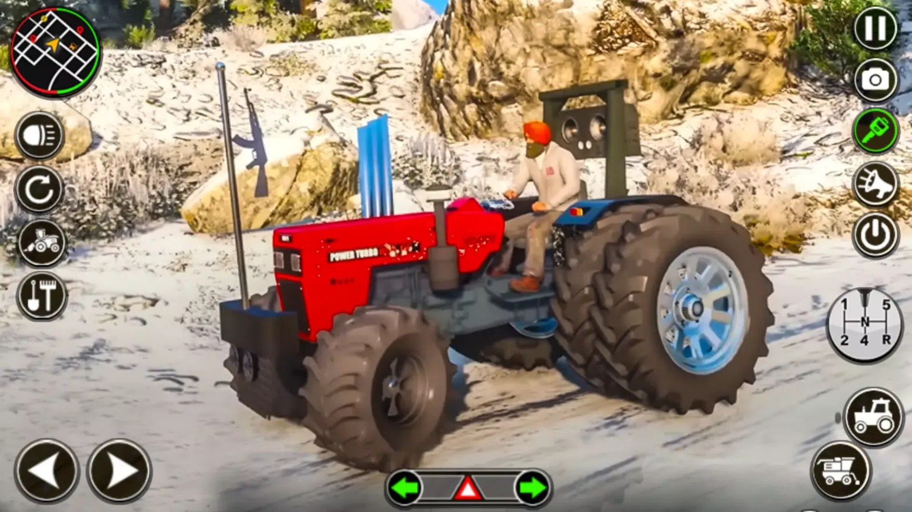 Indian Farming Tractor Games应用截图