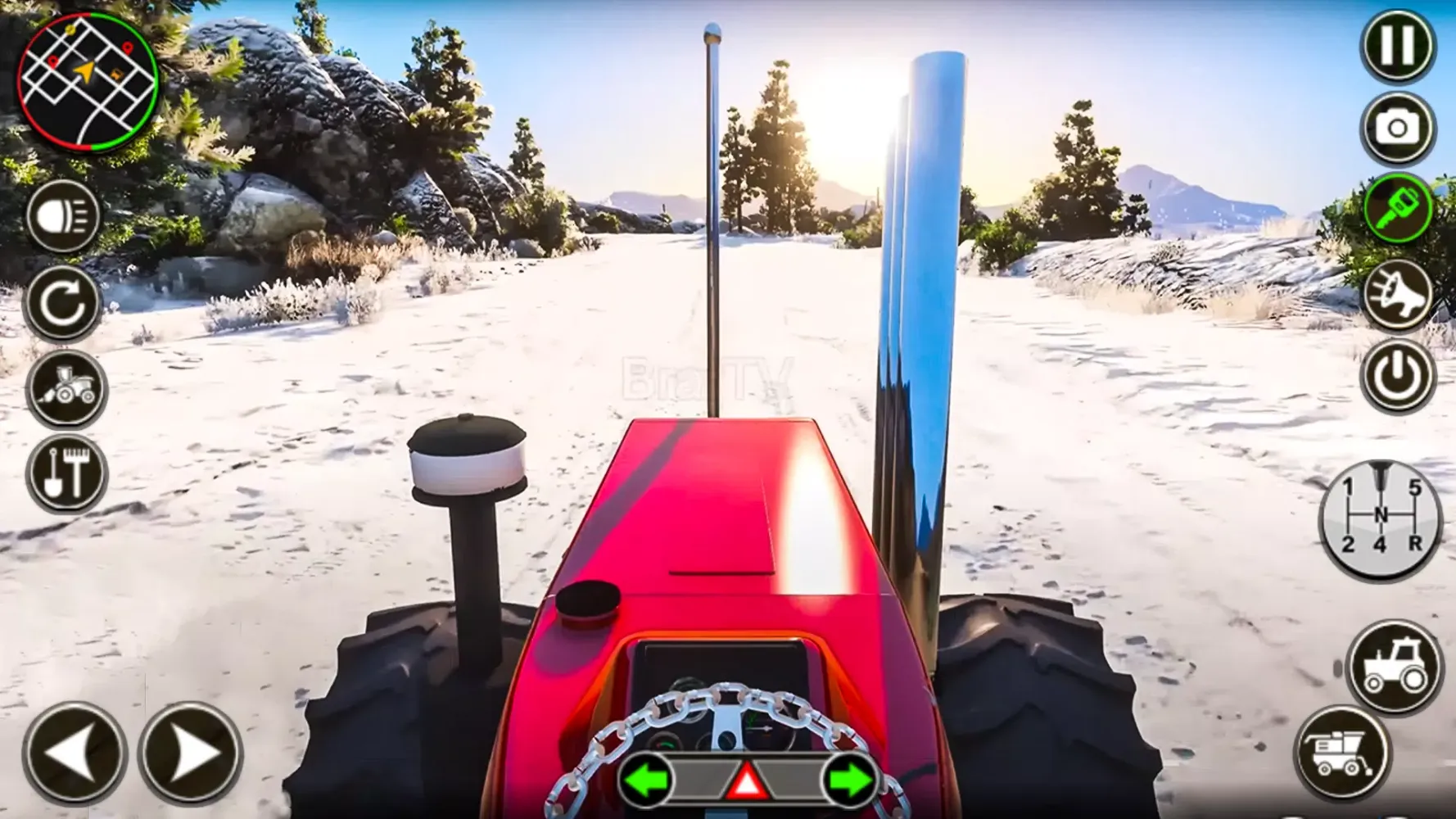 Indian Farming Tractor Games应用截图
