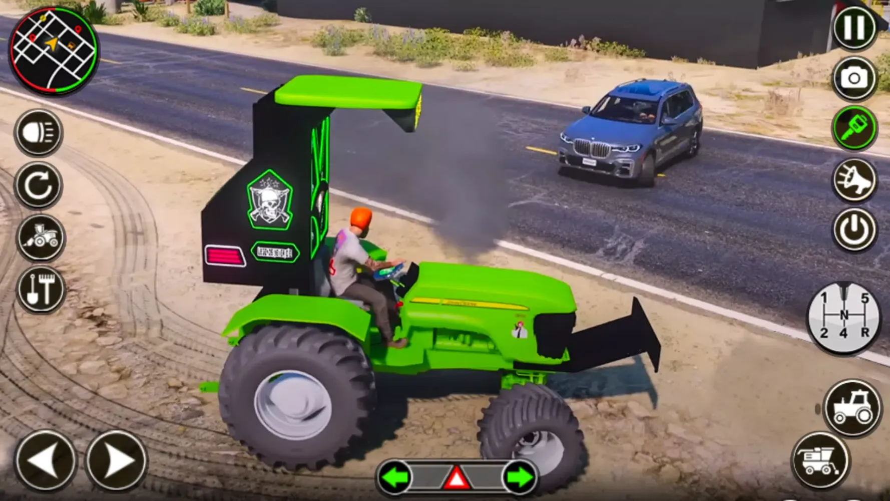 Indian Farming Tractor Games应用截图