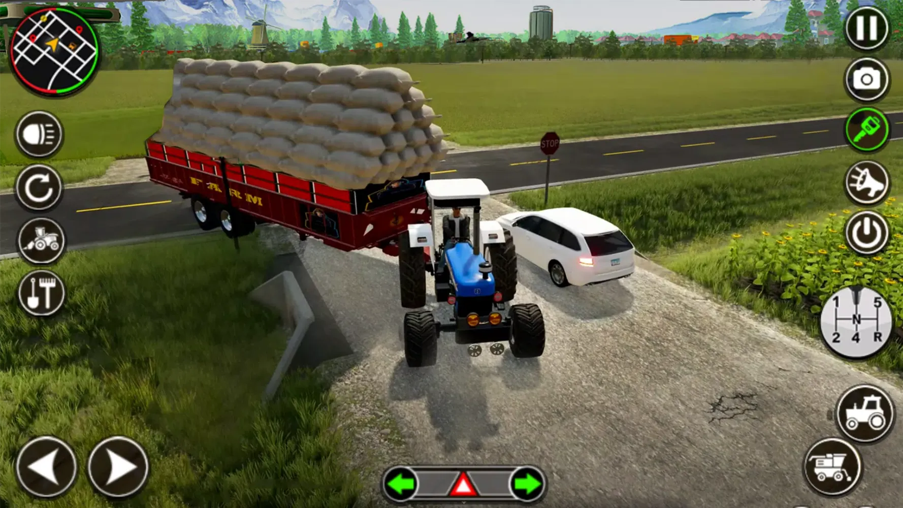 Indian Farming Tractor Games应用截图