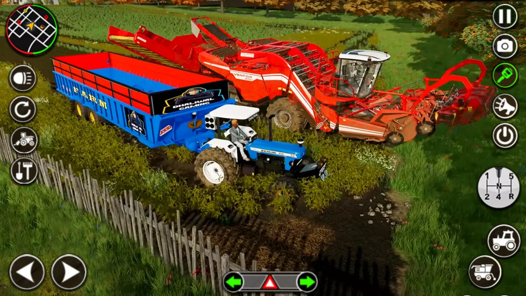 Indian Farming Tractor Games应用截图