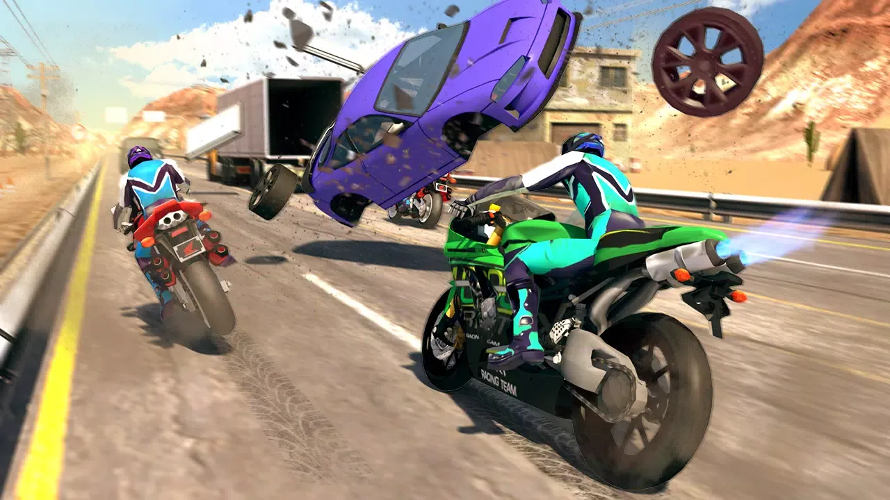 Screenshot di Crazy Bike War Bike Rider Game