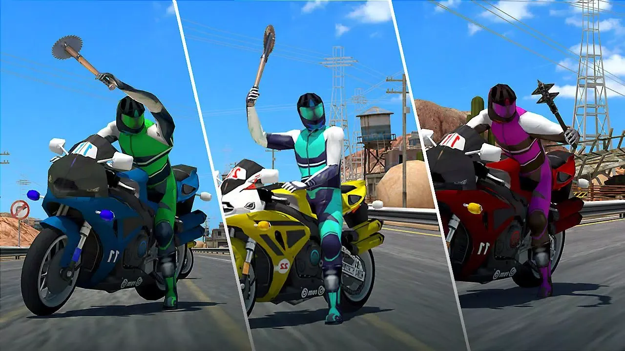 Screenshot di Crazy Bike War Bike Rider Game