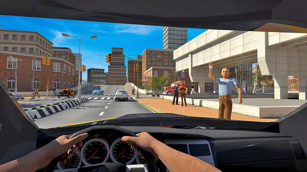 Captures d'écran de Taxi Sim 2019